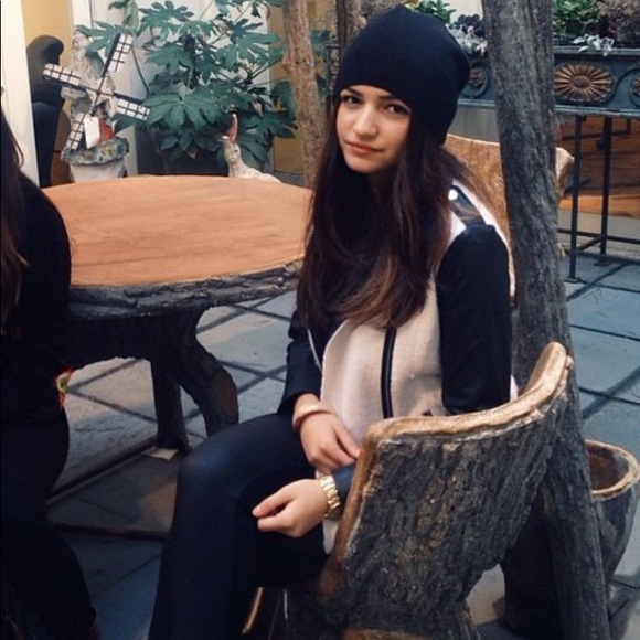 Astr Jackets & Blazers - Black and white leather jacket